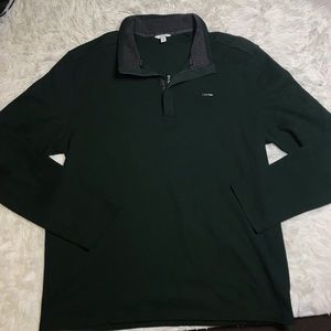 Calvin Klein Men’s Cotton ¼ Zip Pullover Sweater